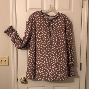 Long sleeve blouse